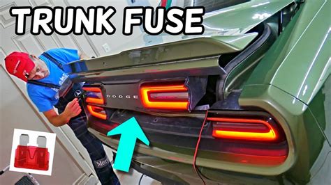 Fuse For Trunk Release Button