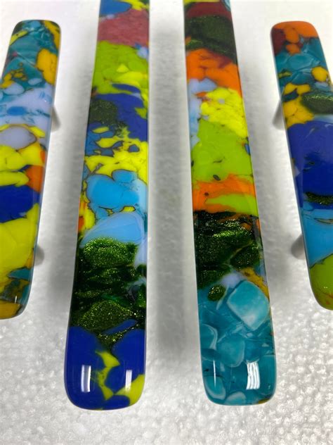 Fused Glass Cabinet Pulls
