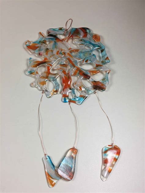 Fused Glass Wind Chimes Tutorial