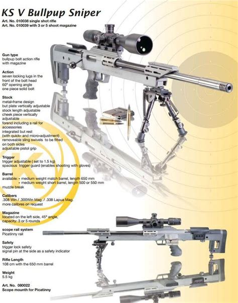 Nouveau fusil de sniper, fusil de sniper longue portée Mk13 Mod 7. Pour