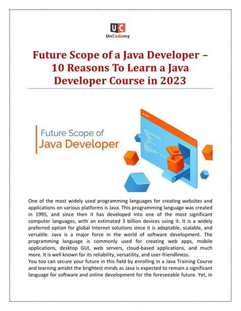 Future Scope Of Java Developer
