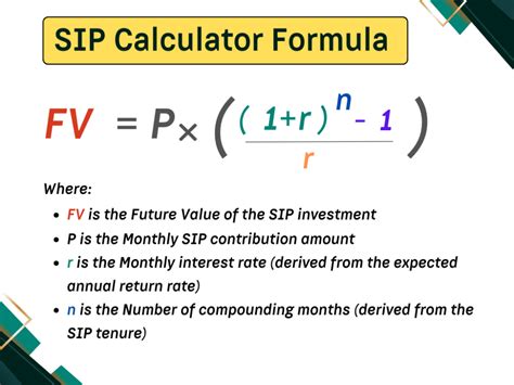 future value formula excel for sip