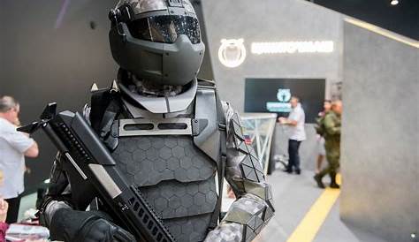 futuristic solider armor 3d model