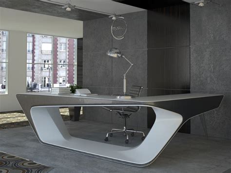 Futuristic Lshaped Desk For Modern Workspaces DigsDigs