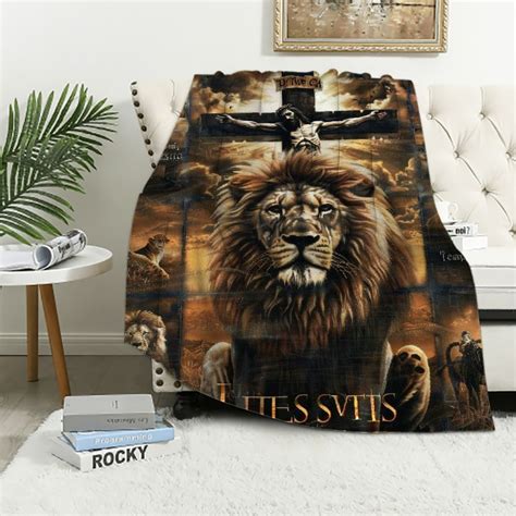 Fuzzy Lion Blanket