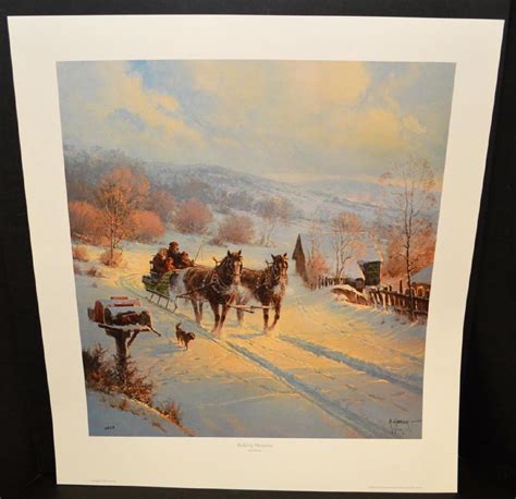 G HARVEY SIGNED LIMITED EDITION PRINT
