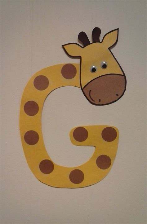 “G Is For Giraffes” Letter G Craft Kit Discontinued