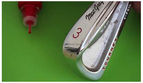HOW TO PAINT FILL YOUR GOLF CLUBS - YouTube