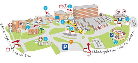 Kartor över våra sjukhus Sahlgrenska Universitetssjukhuset