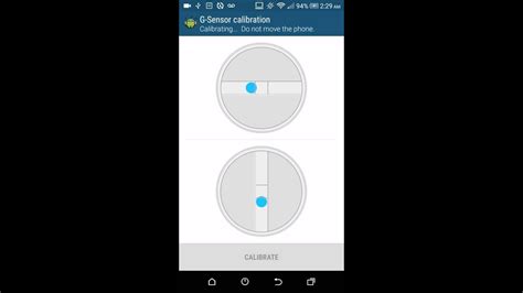 G-Sensor Calibration Android