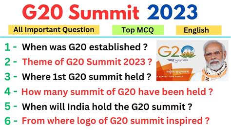 g20 summit 2023 current affairs pdf