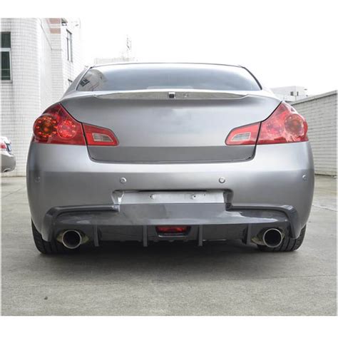 G37 Sedan Carbon Rear Diffuser