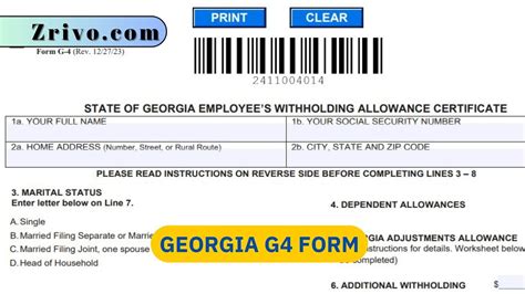 G4 2025 Form
