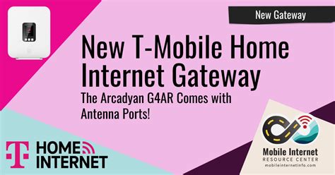 TMobile G4AR Home 5G Gateway Modem Hot Spot TMOG4AR (No Power