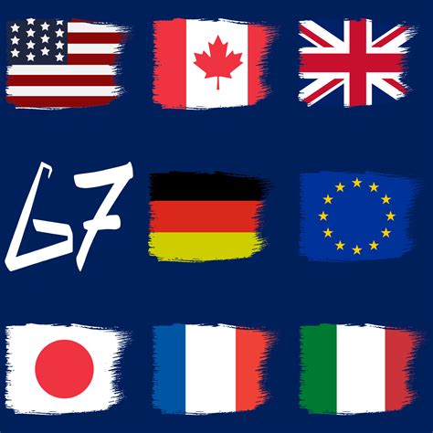 g7 country flags