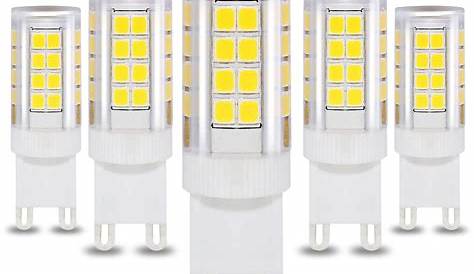 G9 LED Bulb 40W Equivalent Daylight White 6000K AC 110V