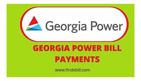 Completely editable Georgia Power utility bill template doc format