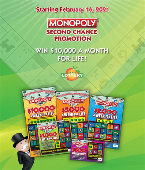ga lottery second chance monopoly