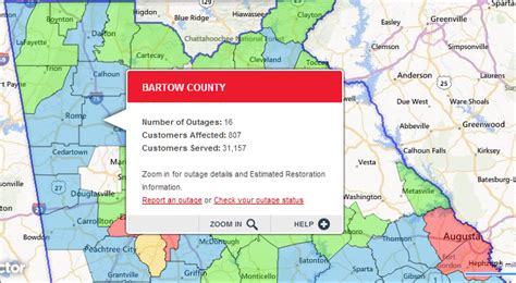 ga power outage map