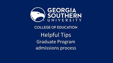ga southern masters programs
