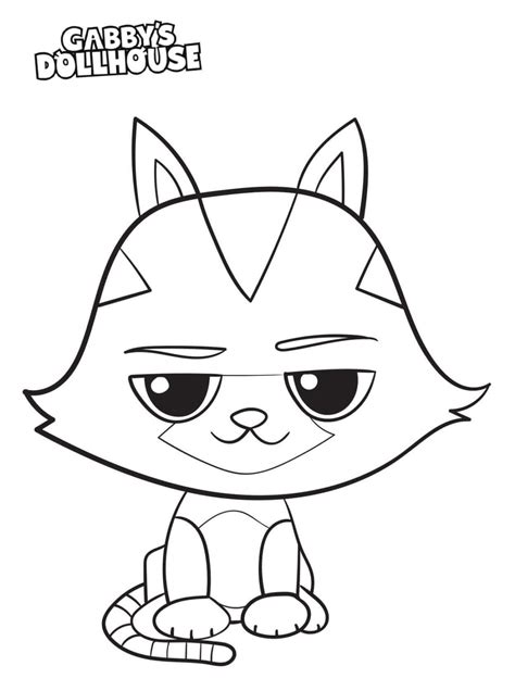 Gabby Cat Dollhouse Coloring Pages: A Fun Way To Explore Your Creativity