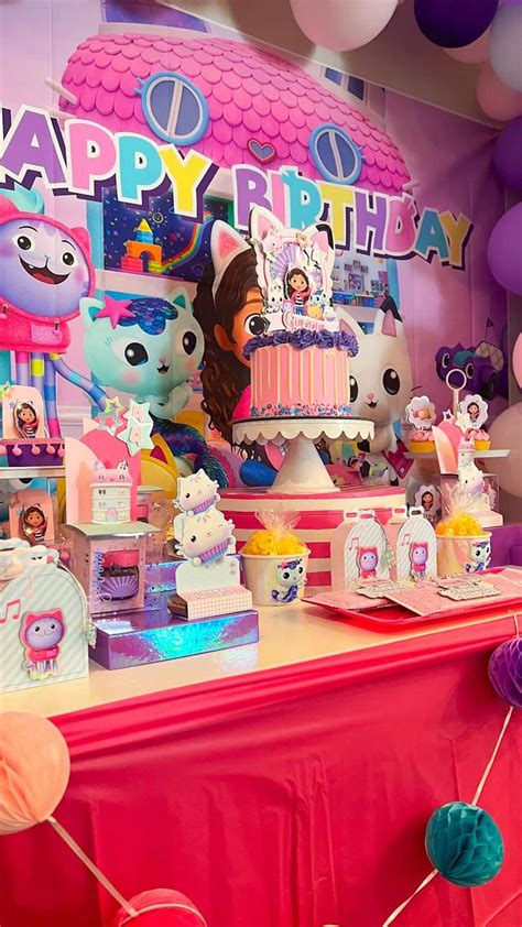 Gabby's Dollhouse Birthday Party Ideas