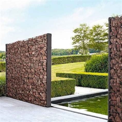 gabion wall fence