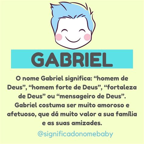 gabriel significado do nome