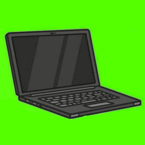 Gacha Computer Prop Green Screen