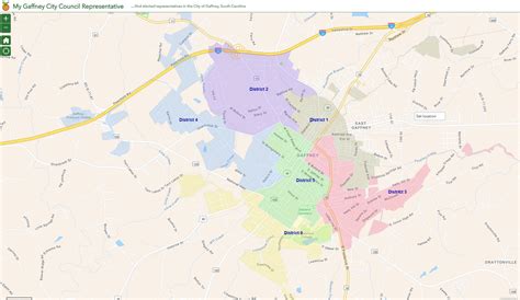 Gaffney Sc Gis Map