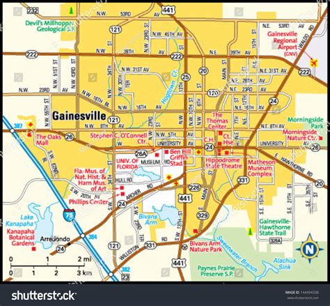 34 Map Of Gainesville Fl Maps Database Source