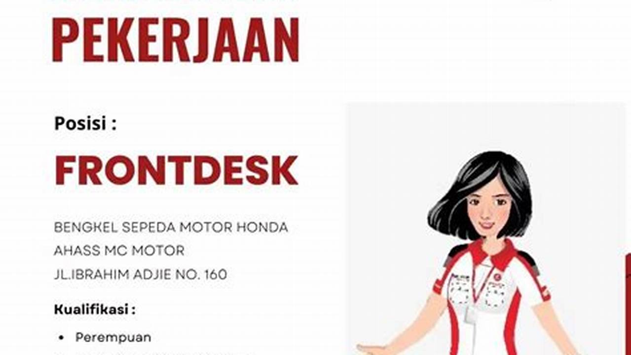 Gaji Front Desk Honda: Prospek Karir dan Rincian Penghasilan