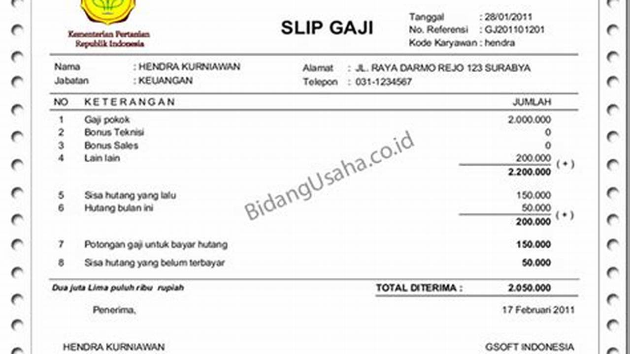 Gaji Kementerian Pertanian: Kenaikan 5% Tahun 2023