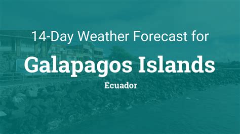 galapagos islands weather forecast
