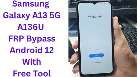 galaxy a13 5g frp bypass