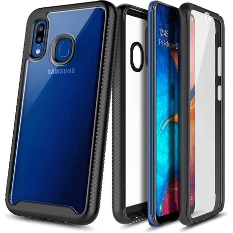 galaxy a20 case and screen protector