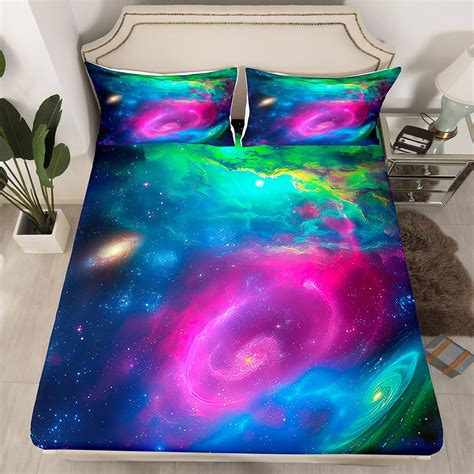 Galaxy Bed Sheets Queen