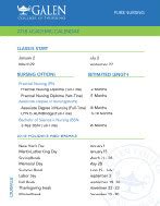 galen start dates 2024