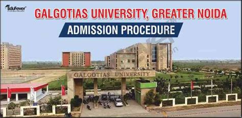 galgotias university admission process