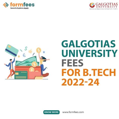 galgotias university btech fees
