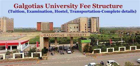 galgotias university fees payment