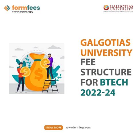 galgotias university fees structure btech