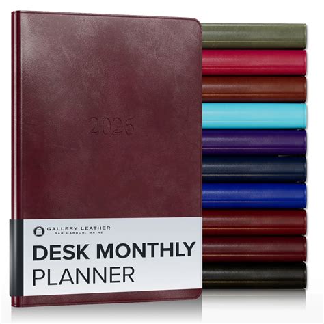 Gallery Leather Monthly Planner