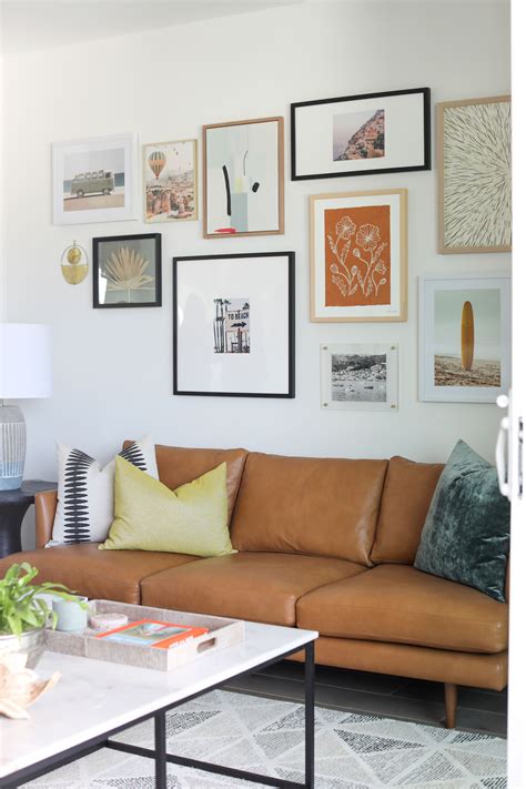 Gallery Wall Above Sofa