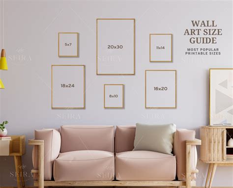 Gallery Wall Different Size Frames