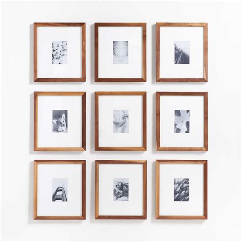 Gallery Wall Frame Set Walnut