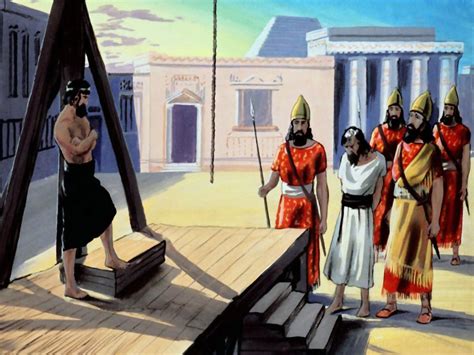 gallows in biblical times