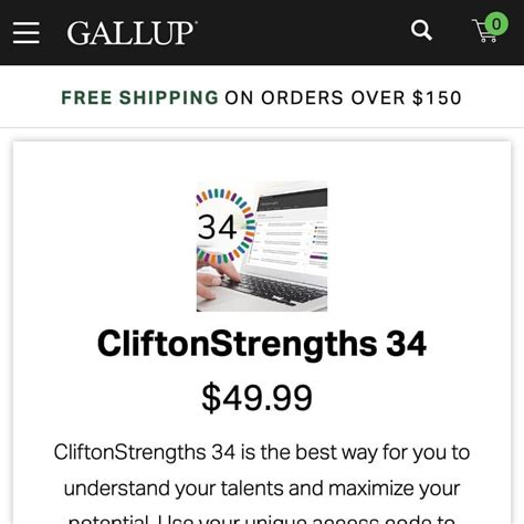 gallup clifton strengths promo code