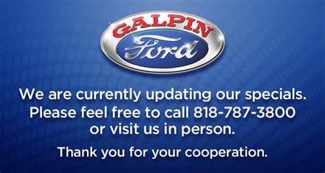 galpin ford service coupons
