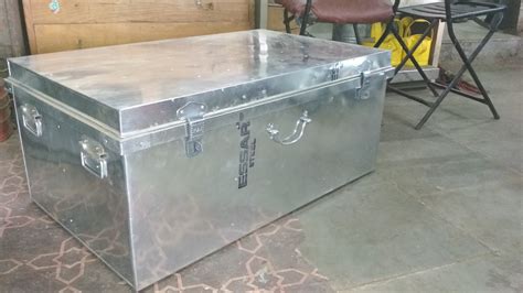 Galvanised Metal Trunk